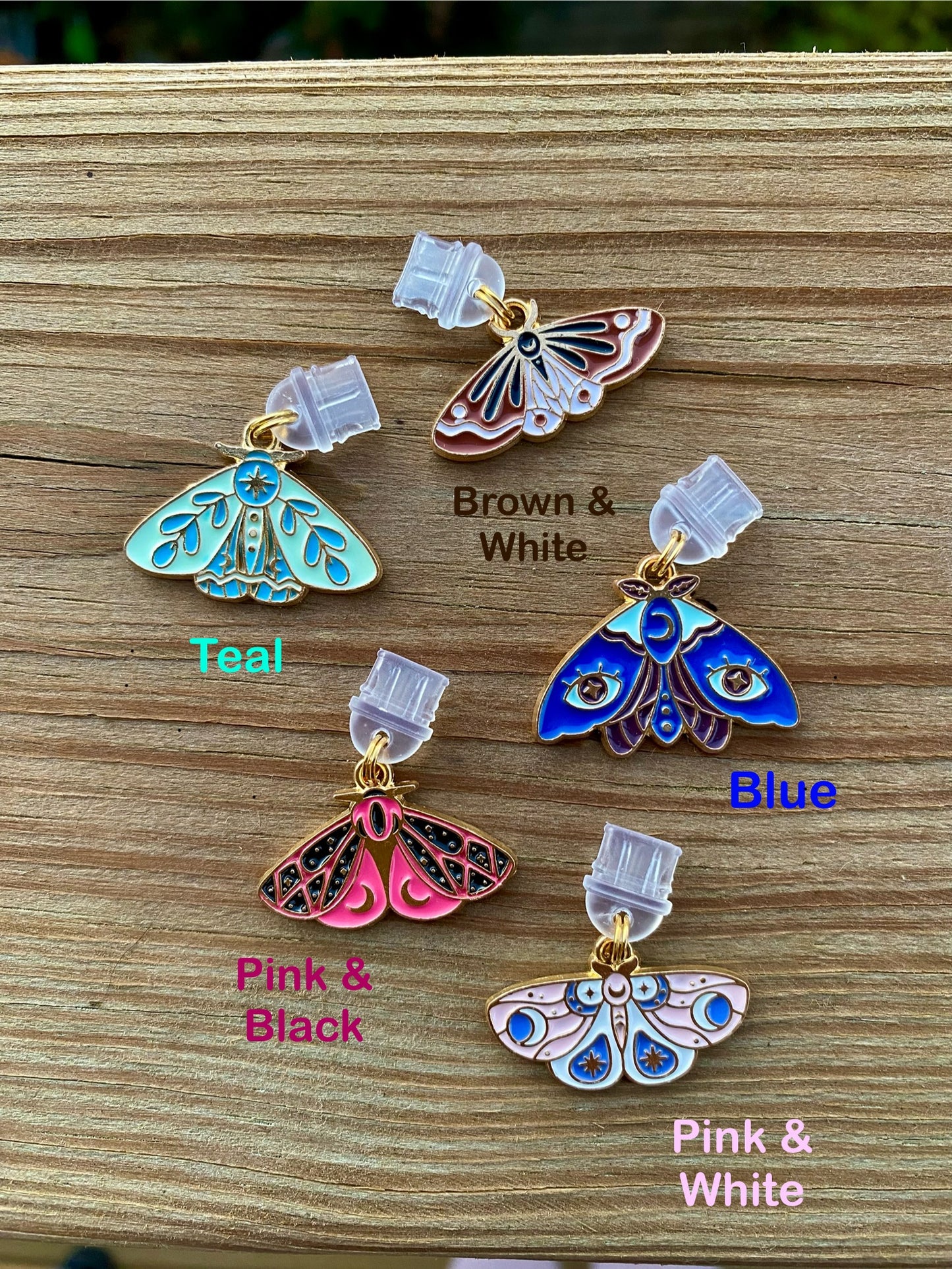 E-Reader Moth Charms