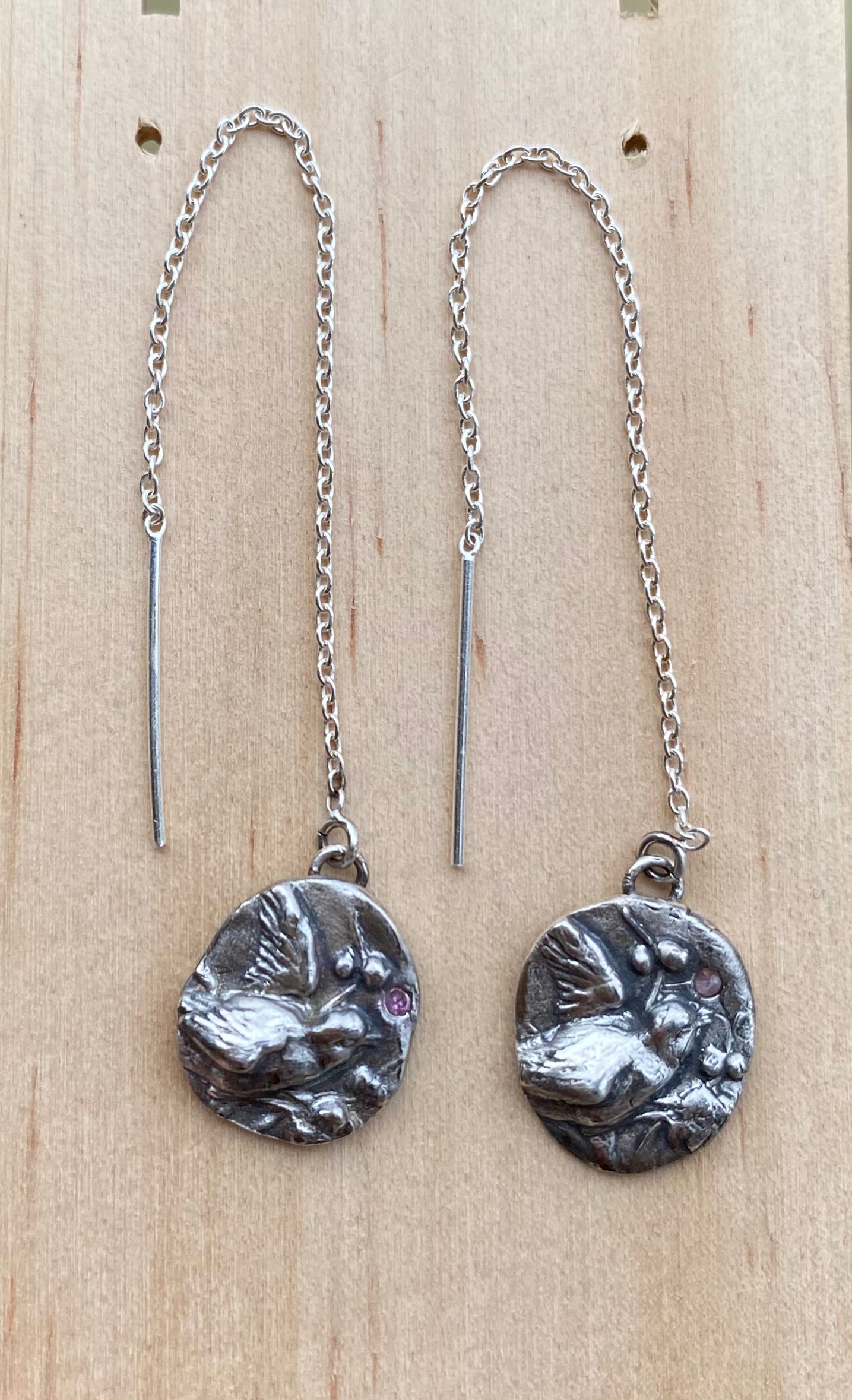 Sterling Silver Sparrow Threader Earrings