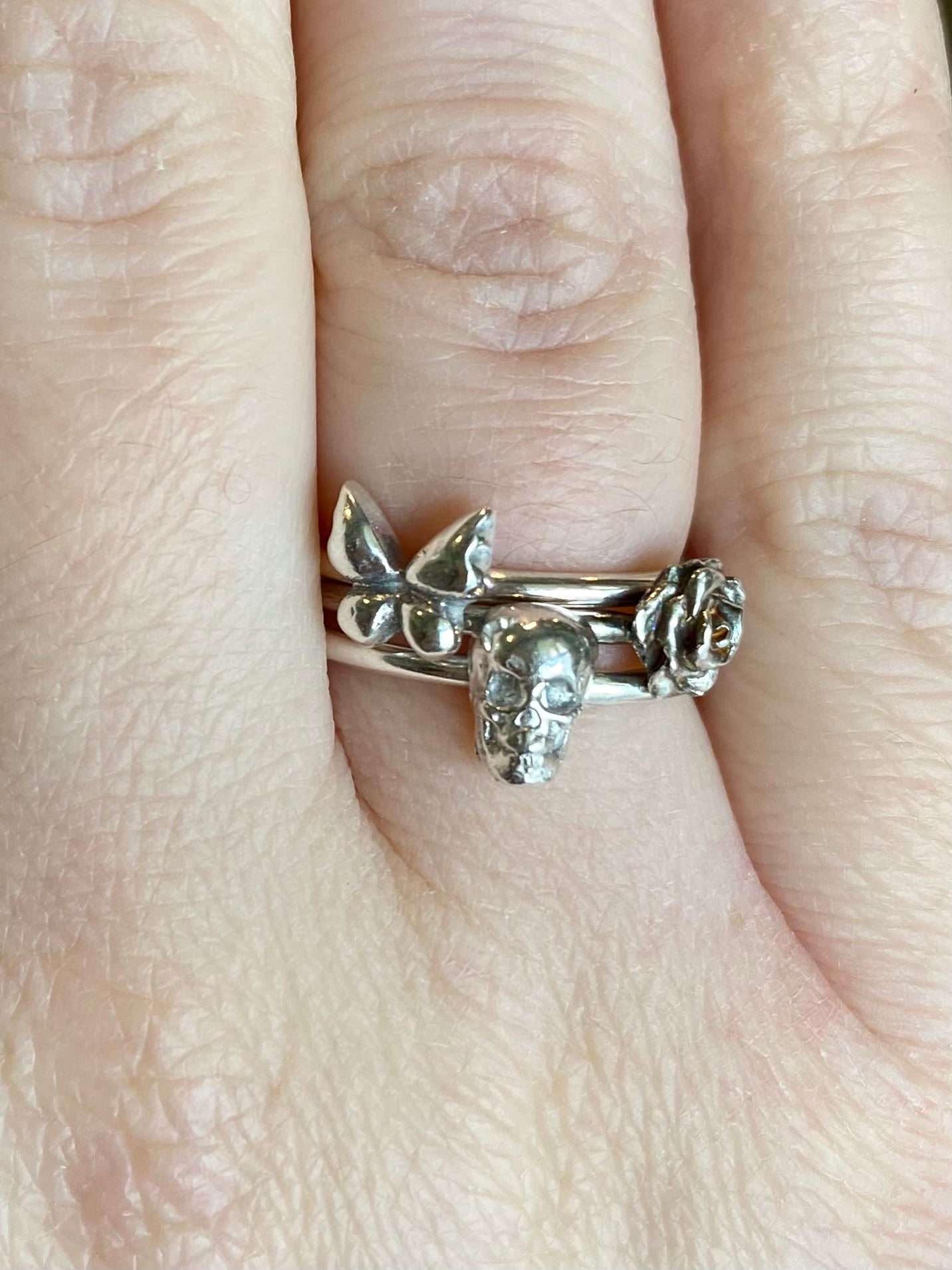 Custom Charmed Stacking Rings