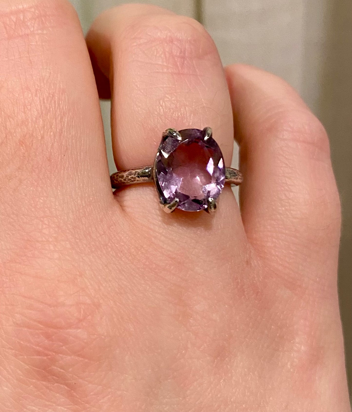 Sterling Silver Amethyst Ring
