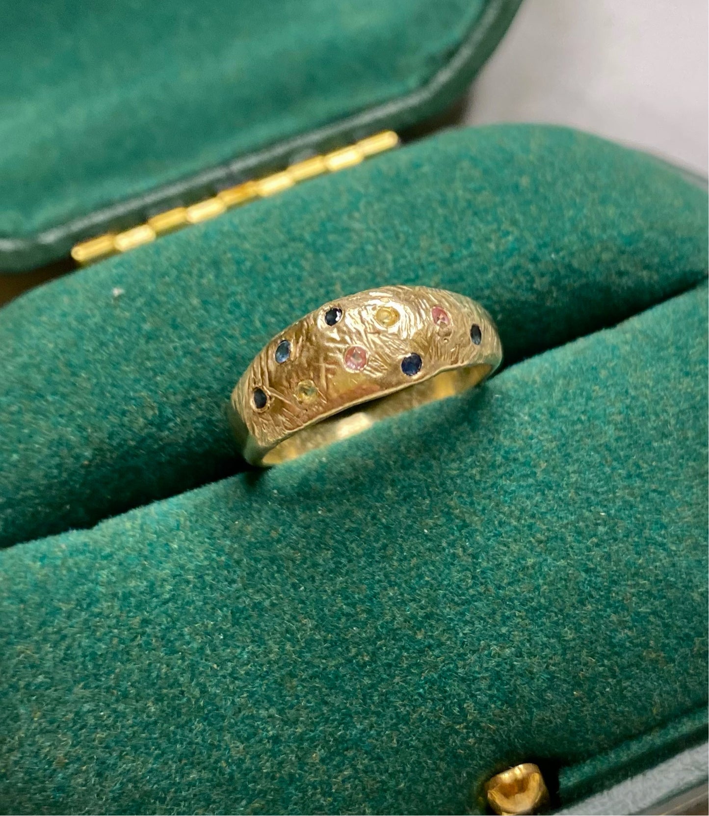 Solar System Ring in 10k Yellow Gold