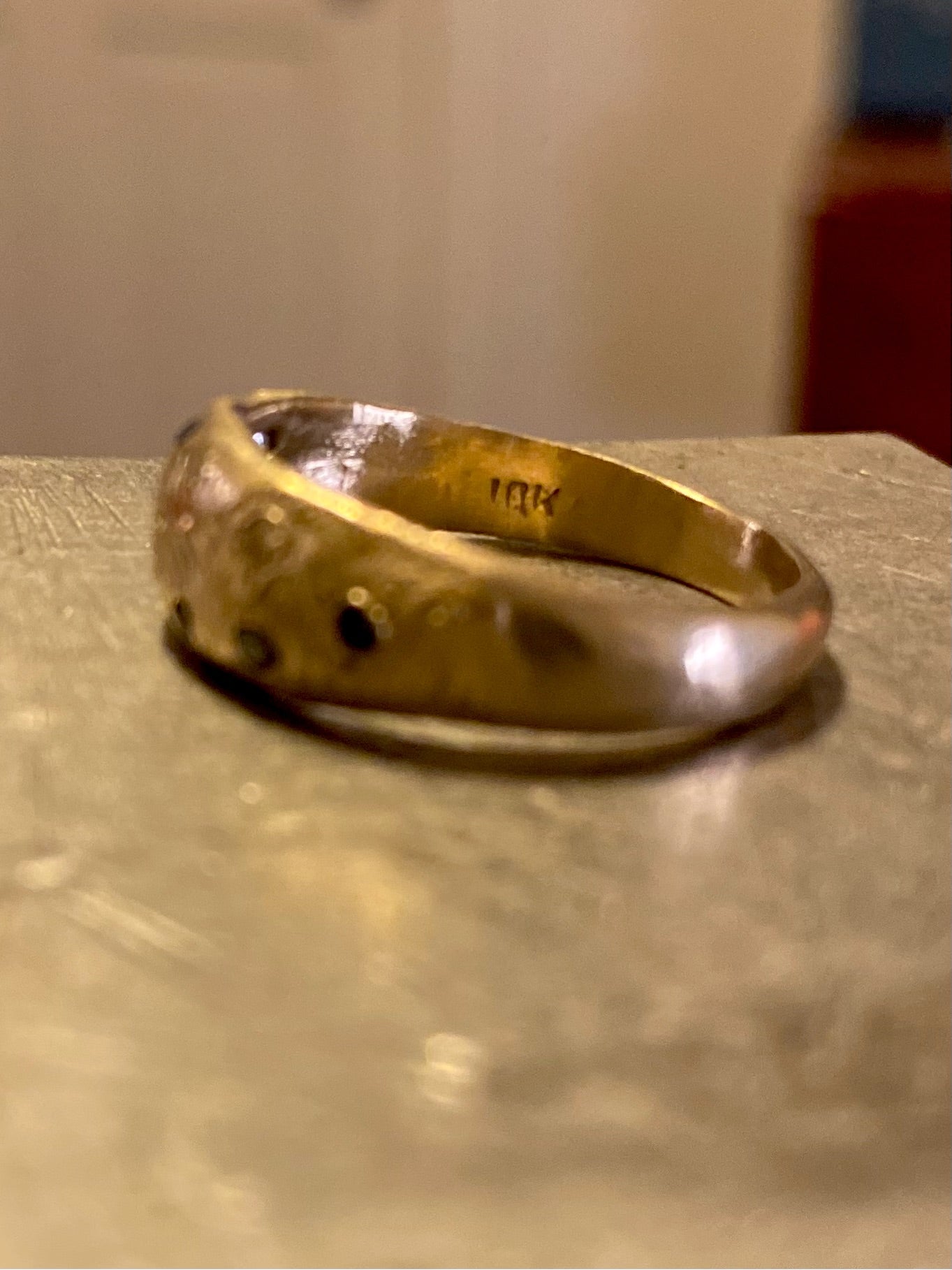 Solar System Ring in 10k Yellow Gold